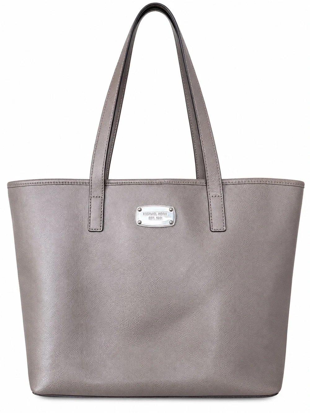 ✨ Michael Kors Jet Set Travel Tote Bag Saffiano Leather Taupe/Gray ✨